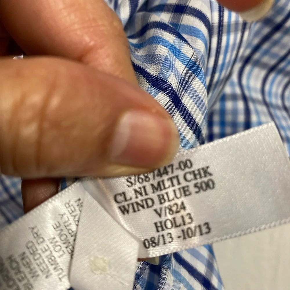 Banana republic Slim fit Shirt Button up Longsleeved Collared Non-Iron Plaid